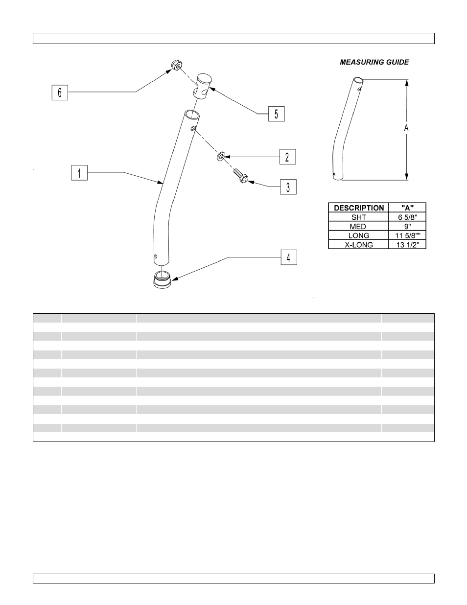 Round extension tube | Sunrise Medical One-Arm Drive Quickie 2 User Manual | Page 120 / 173
