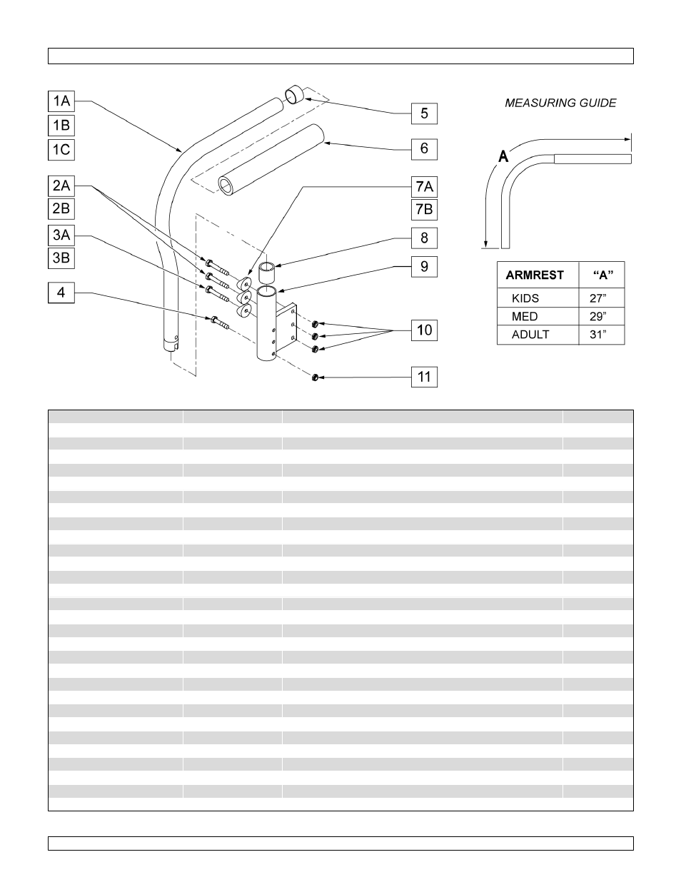 Padded swing-away armrest | Sunrise Medical One-Arm Drive Quickie 2 User Manual | Page 141 / 173