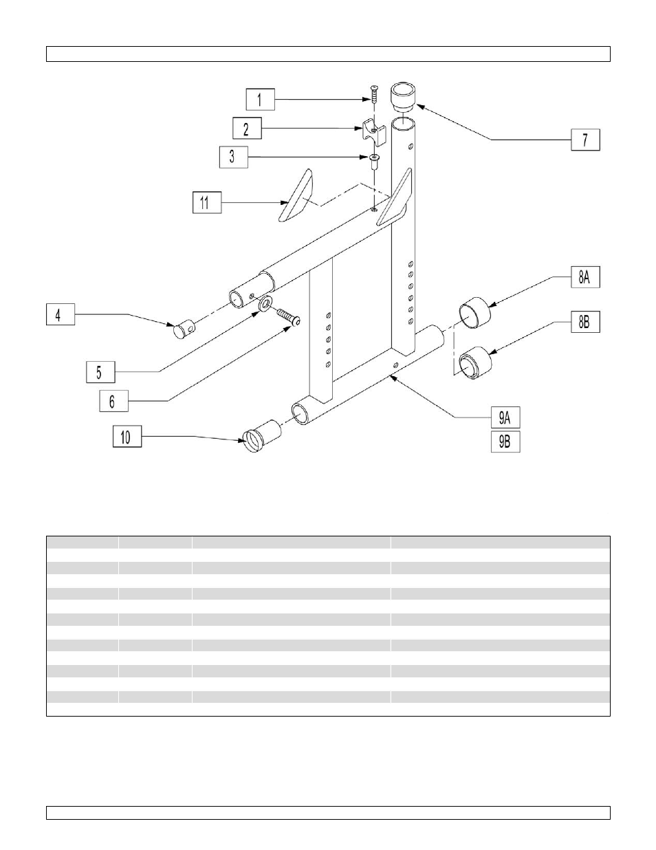 Q2 - hemi rear side frame | Sunrise Medical One-Arm Drive Quickie 2 User Manual | Page 20 / 173
