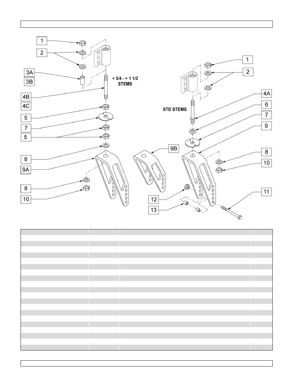 Multi-position fork w/pin lock plate | Sunrise Medical One-Arm Drive Quickie 2 User Manual | Page 39 / 173