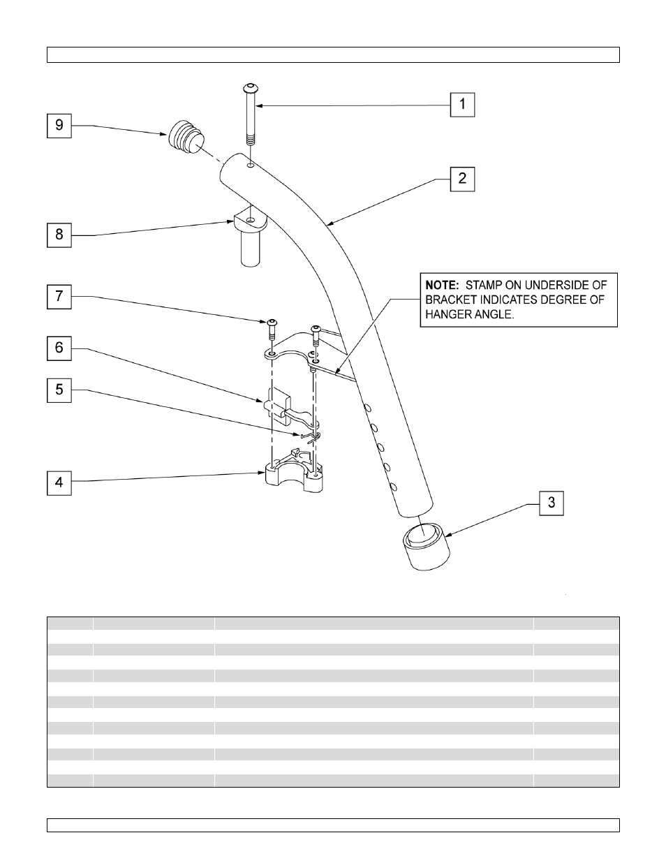 70 swing-away hanger disc. 8/13/01 | Sunrise Medical One-Arm Drive Quickie 2 User Manual | Page 92 / 173