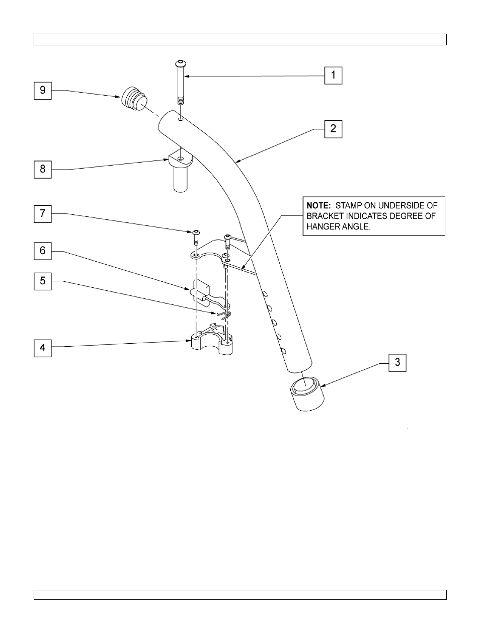 70 swing-away hanger disc.10/23/99 | Sunrise Medical One-Arm Drive Quickie 2 User Manual | Page 93 / 173