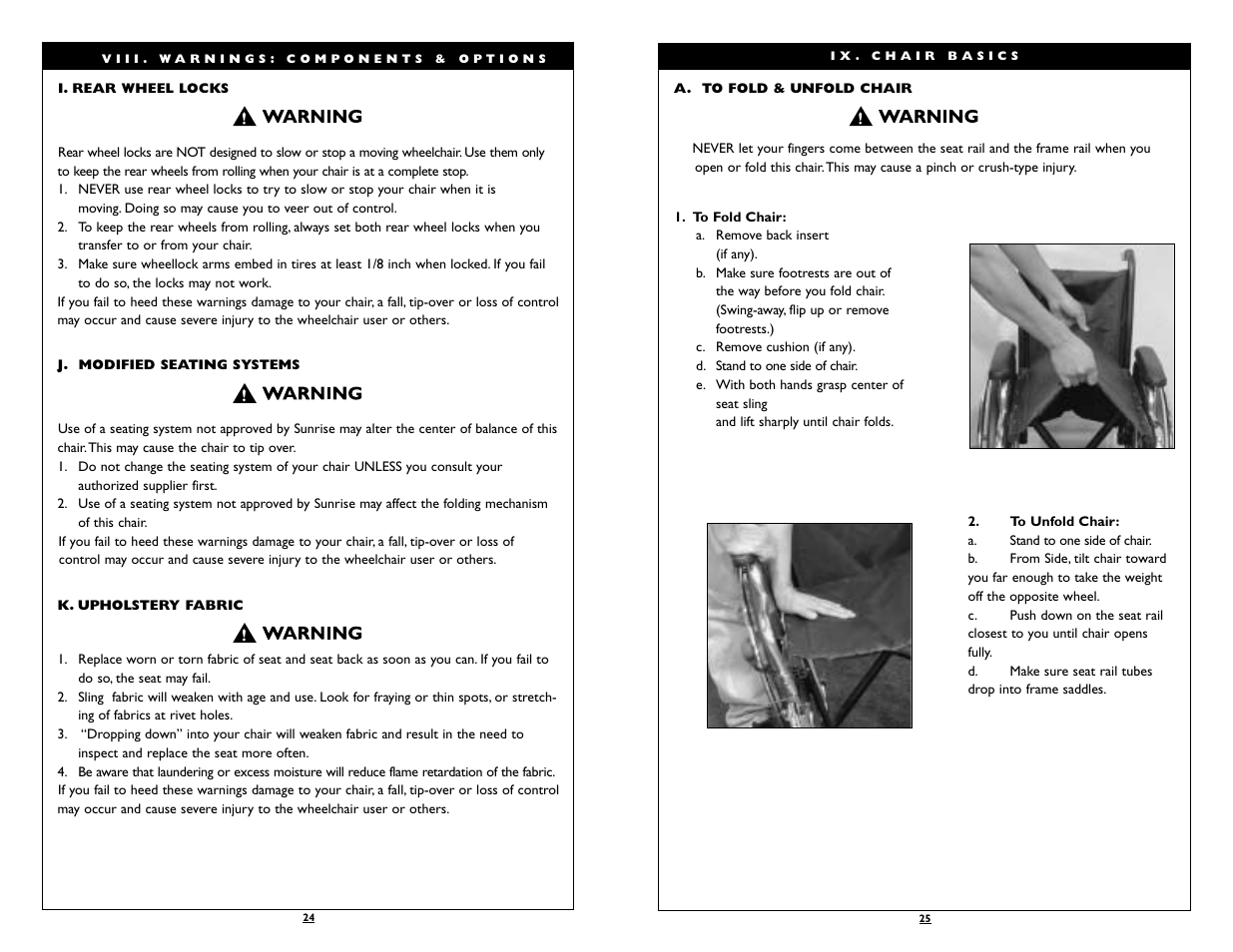 Sunrise Medical Wheelchair Breezy 150 User Manual | Page 13 / 21