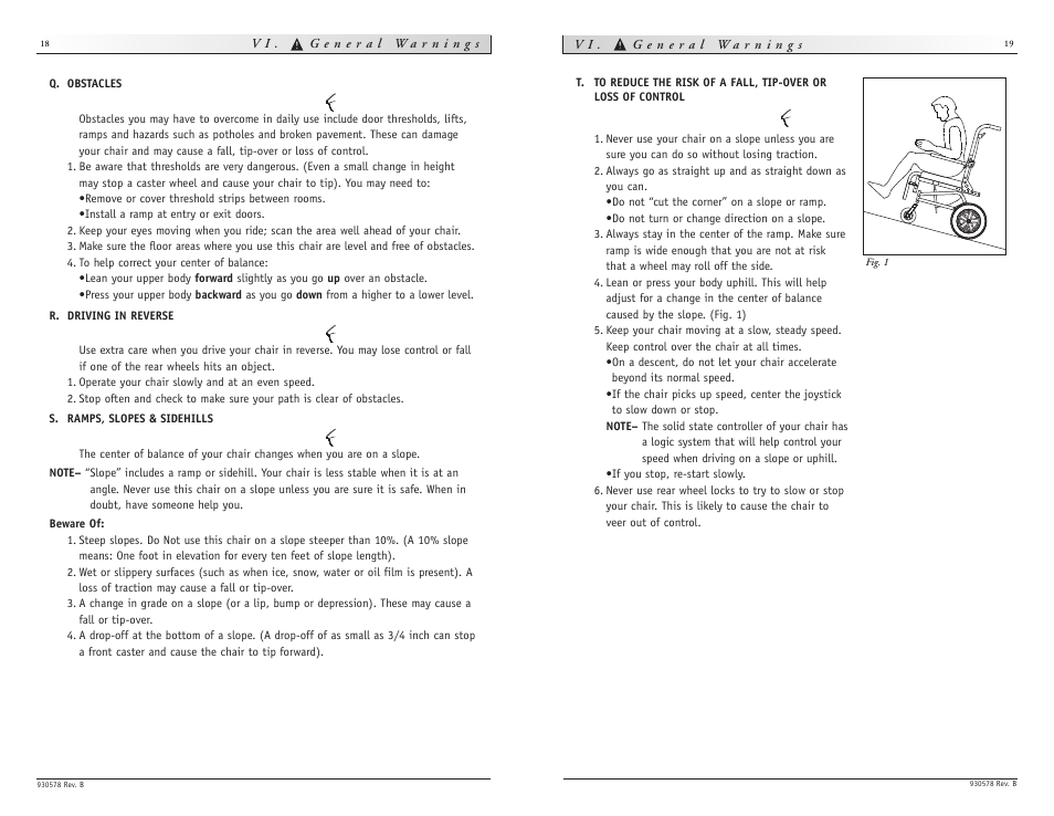 Sunrise Medical wheelchair Z-500 User Manual | Page 10 / 26
