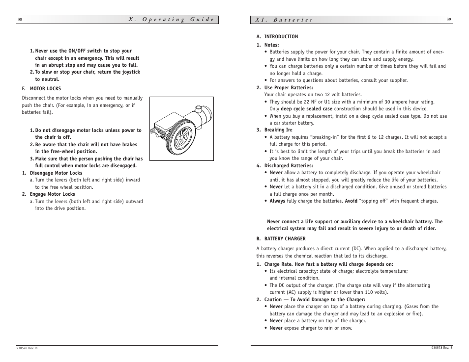 Sunrise Medical wheelchair Z-500 User Manual | Page 20 / 26