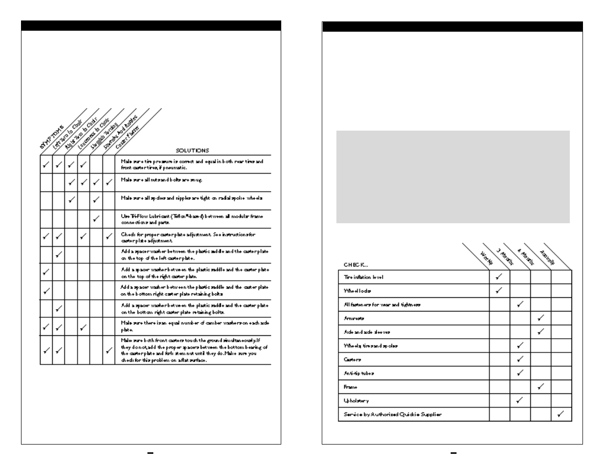 Sunrise Medical Quickie Wheelchair ST/DT User Manual | Page 16 / 18