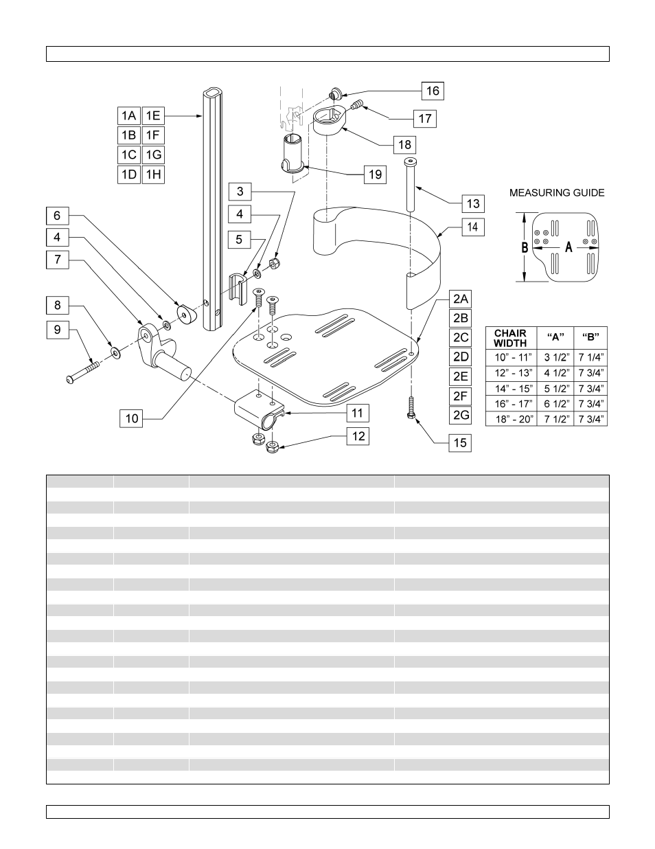 Adult angle-adjustable footplate ext mount | Sunrise Medical Wheelchair Quickie 2 Lite User Manual | Page 114 / 127