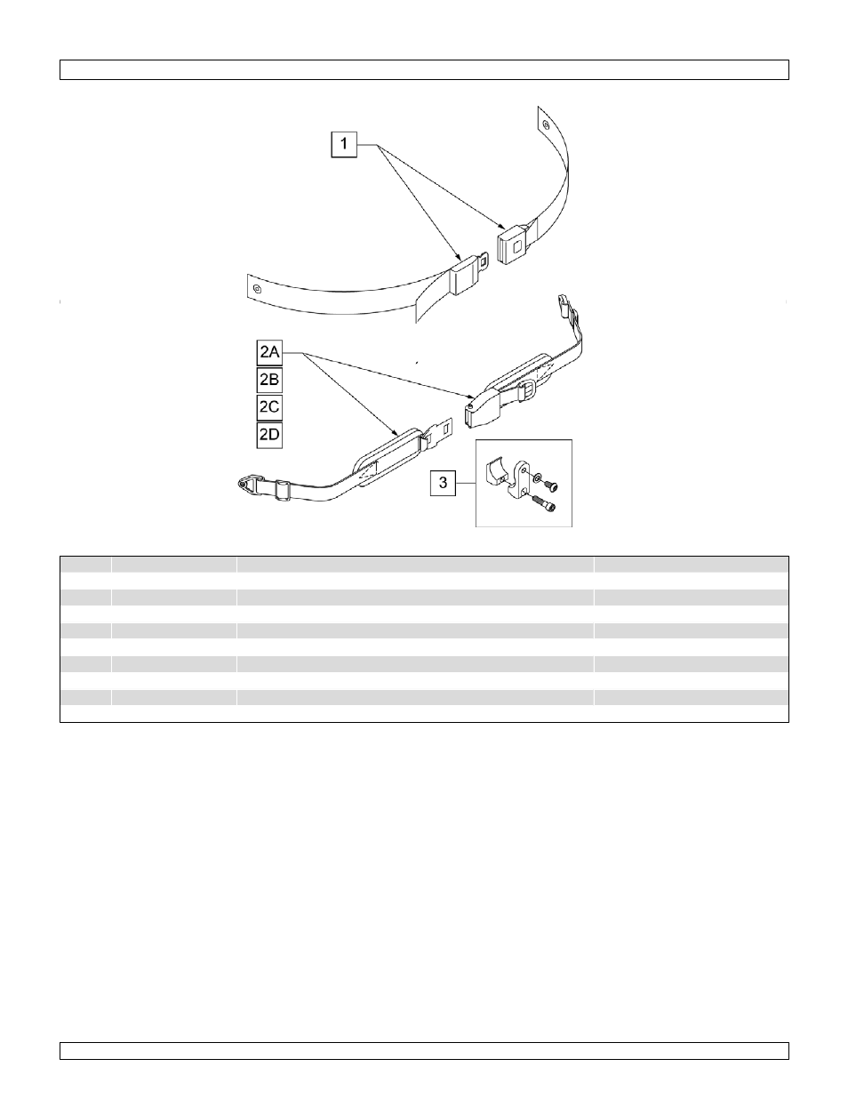 Positioning belts | Sunrise Medical Wheelchair Quickie 2 Lite User Manual | Page 123 / 127