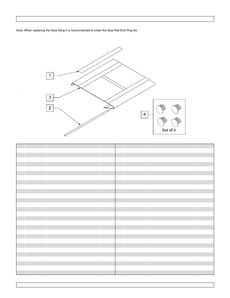 Seat sling | Sunrise Medical Wheelchair Quickie 2 Lite User Manual | Page 87 / 127