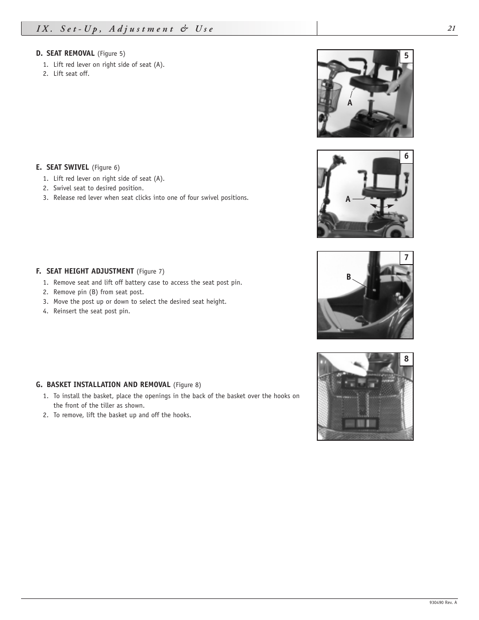 Sunrise Medical Trek 3 User Manual | Page 21 / 31