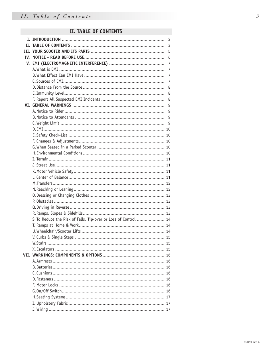 Sunrise Medical Trek 3 User Manual | Page 3 / 31