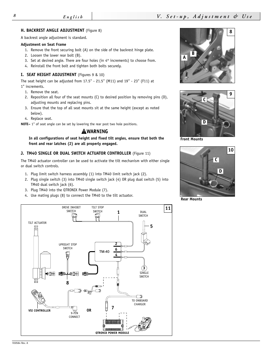 Sunrise Medical FREESTYLE M11 User Manual | Page 8 / 40