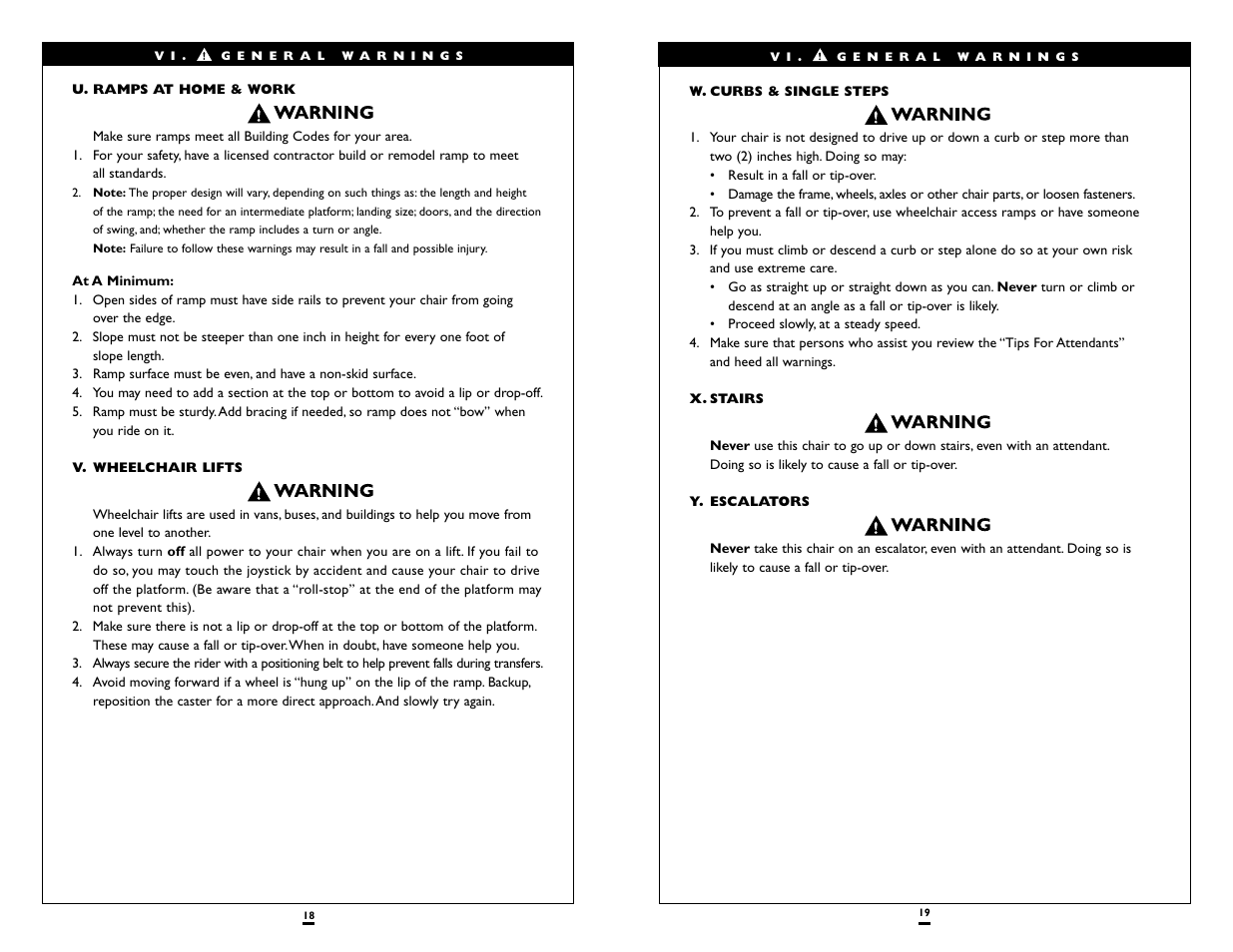 Sunrise Medical Wheelchair Quickie V-121 User Manual | Page 10 / 23