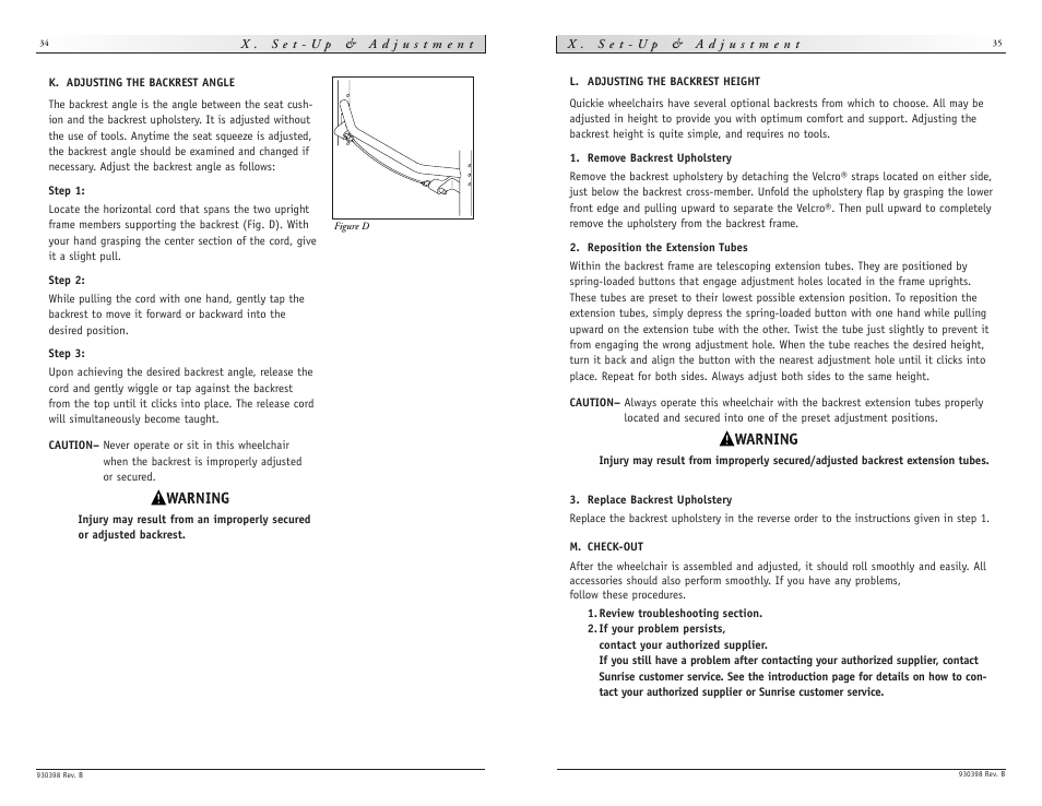 Sunrise Medical Quickie R2 User Manual | Page 18 / 21