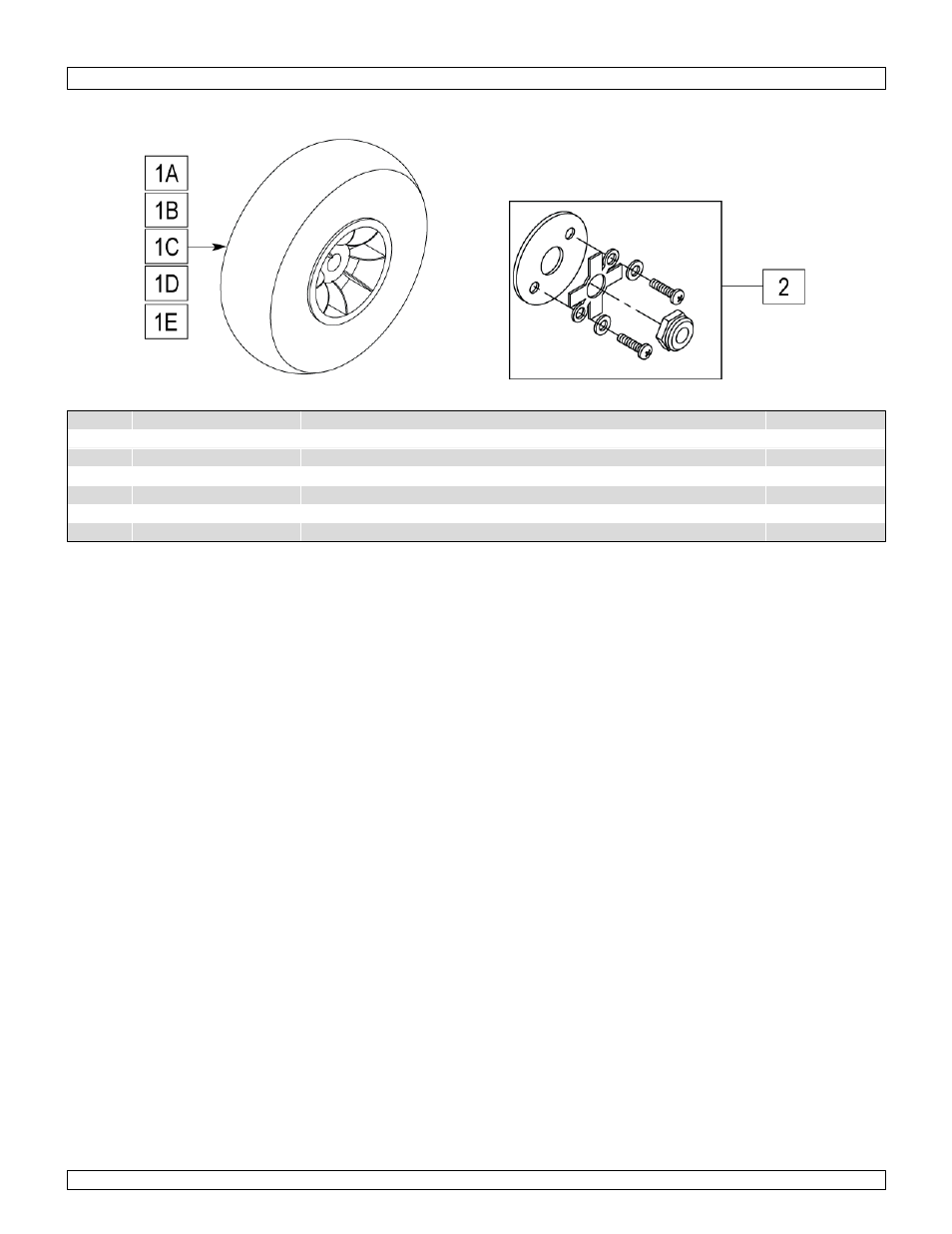 Z-bop - drive wheel, Casters & forks | Sunrise Medical Zippie Z-Bop User Manual | Page 10 / 89