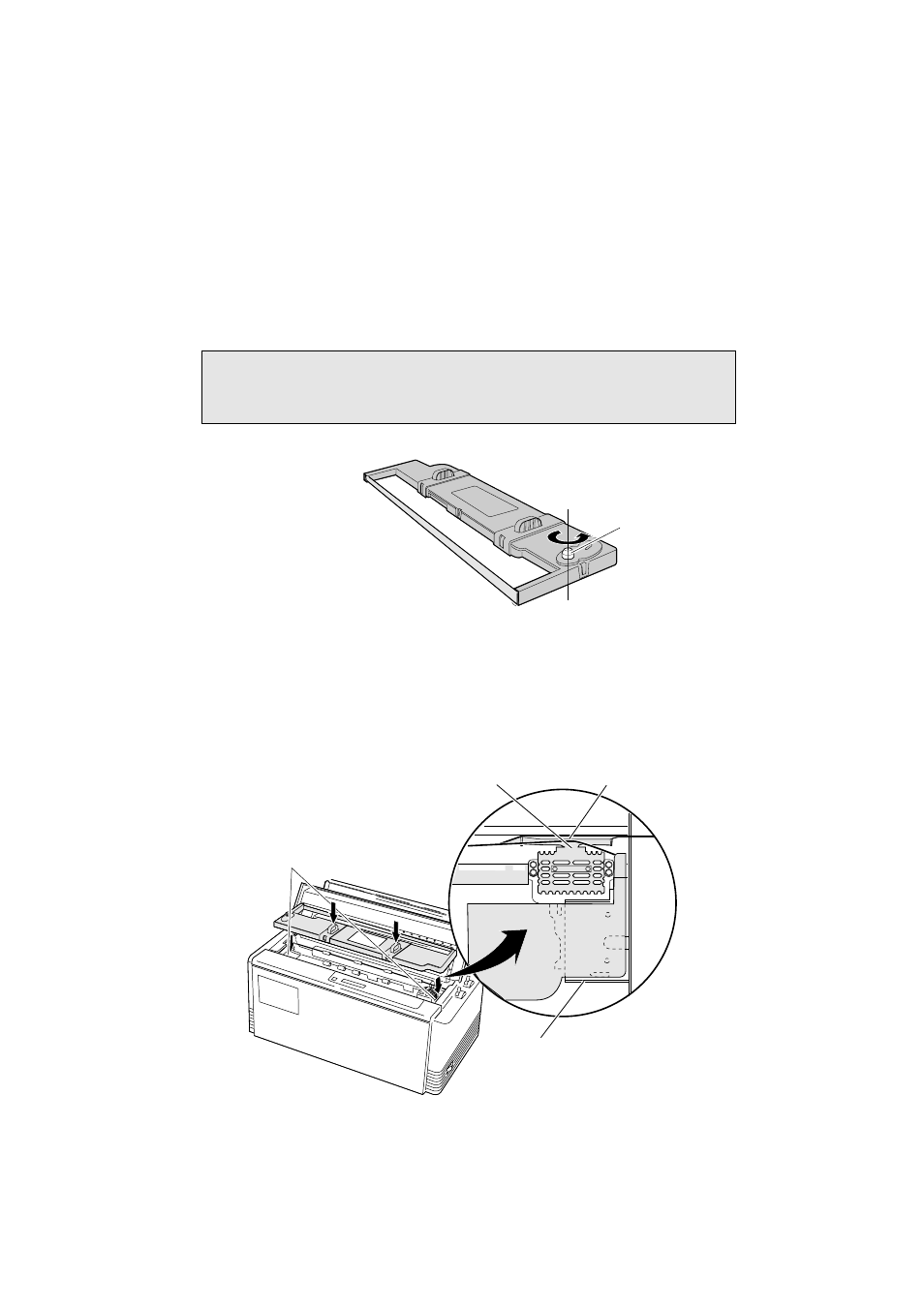 Installing the ribbon cassette | Seiko BX-900 User Manual | Page 19 / 146