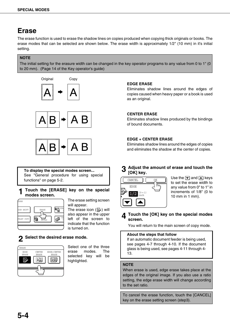 Erase | Sharp AR-M700N User Manual | Page 100 / 172