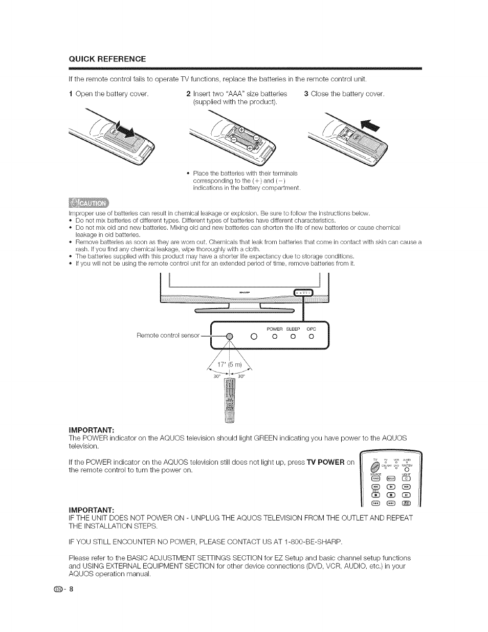 Important | Sharp AQUOS LC-37GP1U User Manual | Page 9 / 61