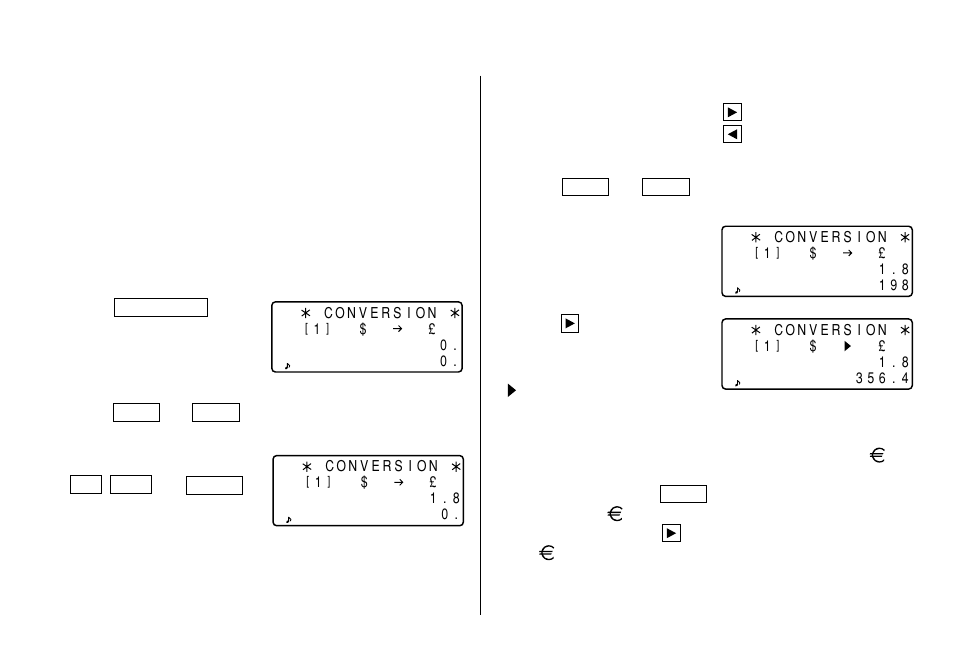 Setting a rate, Converting currency/unit | Sharp Electronic Organizer El-6850 User Manual | Page 26 / 40