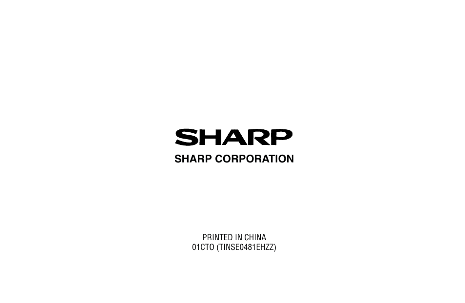 Sharp Electronic Organizer El-6850 User Manual | Page 40 / 40