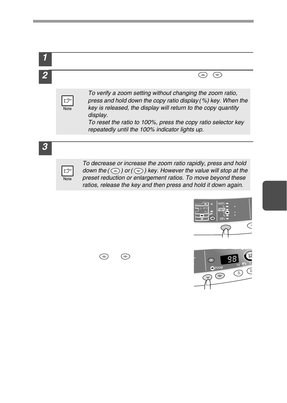Reduction/enlargement/zoom | Sharp AL-1456 User Manual | Page 53 / 88