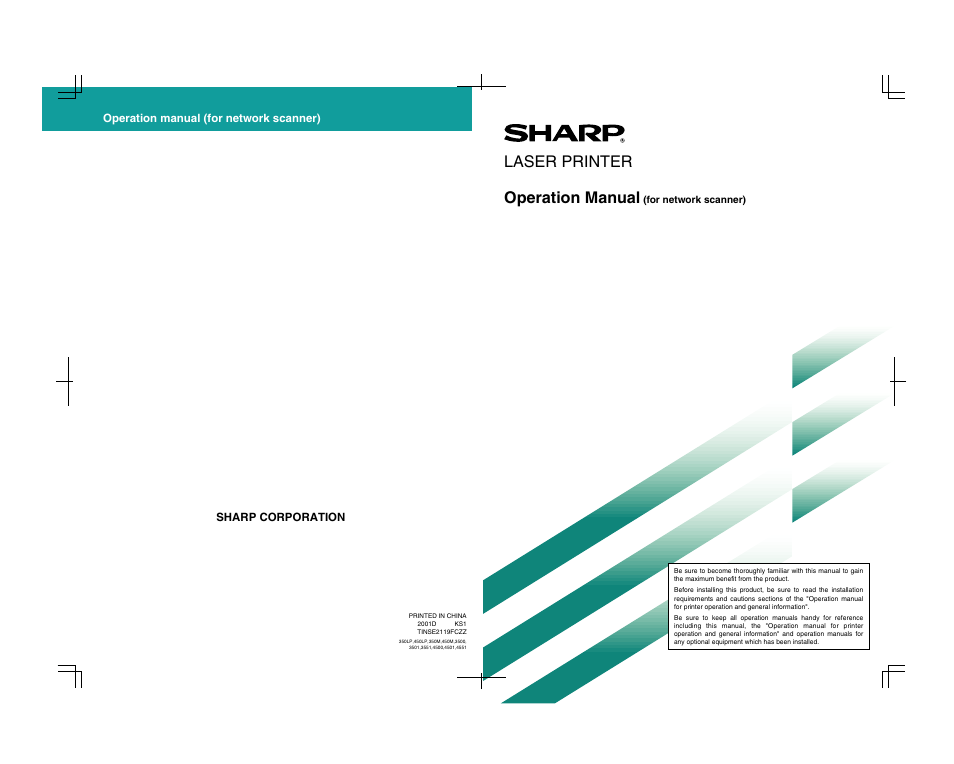 Sharp 4501 User Manual | 32 pages