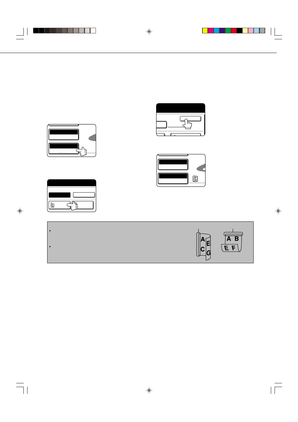 Scanning and transmitting a two-sided original | Sharp 4501 User Manual | Page 13 / 32