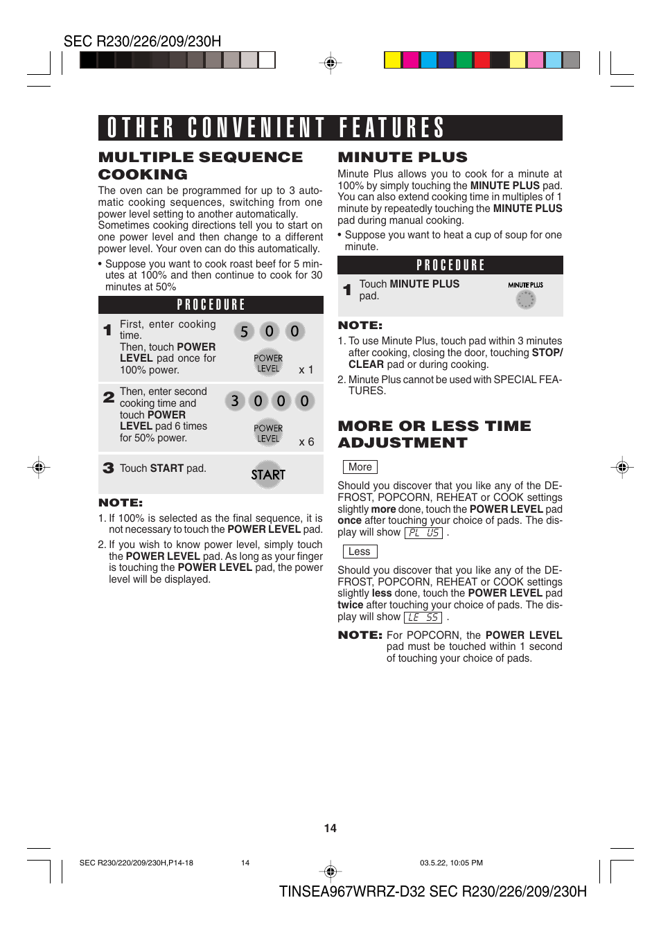 Sharp 209H User Manual | Page 16 / 24
