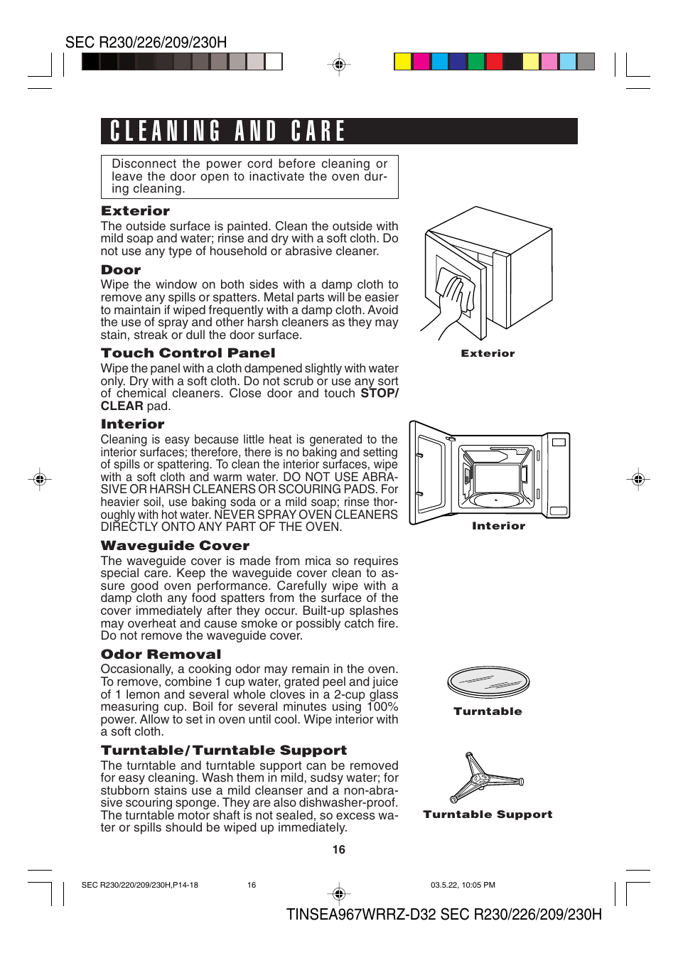 Sharp 209H User Manual | Page 18 / 24