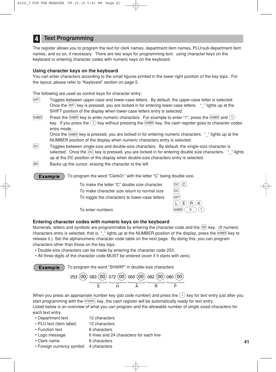 N 0 1 | Sharp TINSZ2601RCZZ User Manual | Page 43 / 120