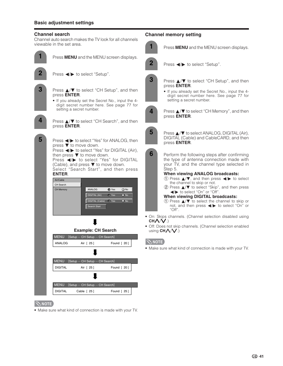 Sharp Aquos LC 32D7U User Manual | Page 42 / 101