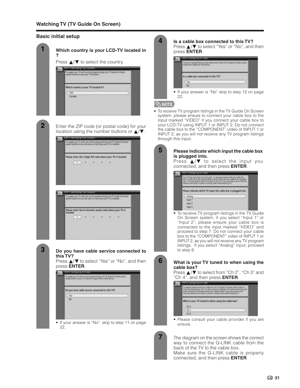 Sharp Aquos LC 26D5U User Manual | Page 22 / 102