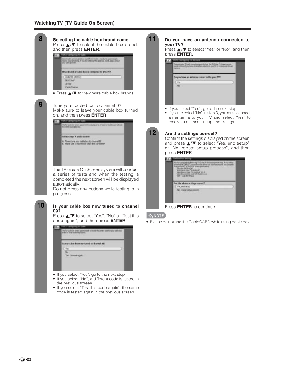 Sharp Aquos LC 26D5U User Manual | Page 23 / 102