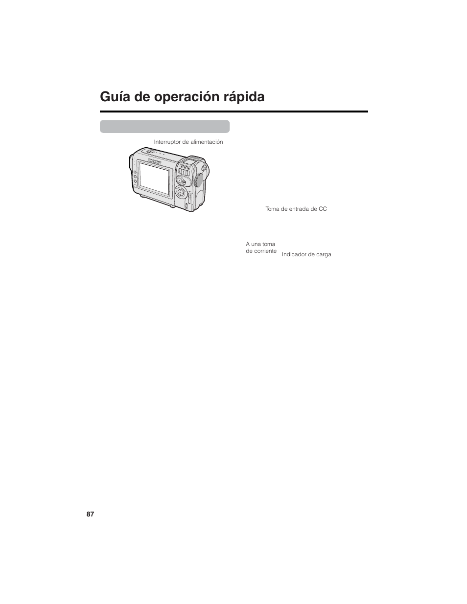 Guía de operación rápida | Sharp VL-NZ150U User Manual | Page 102 / 112