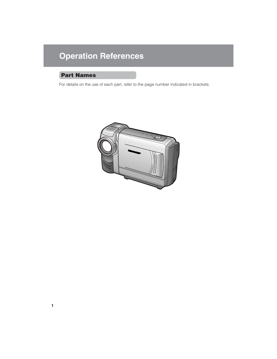 Operation references | Sharp VL-NZ150U User Manual | Page 16 / 112