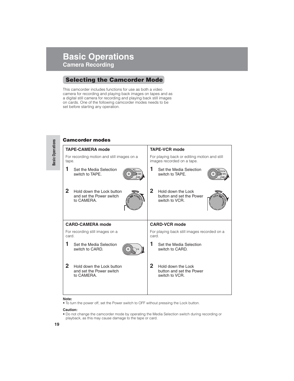 Basic operations | Sharp VL-NZ150U User Manual | Page 34 / 112