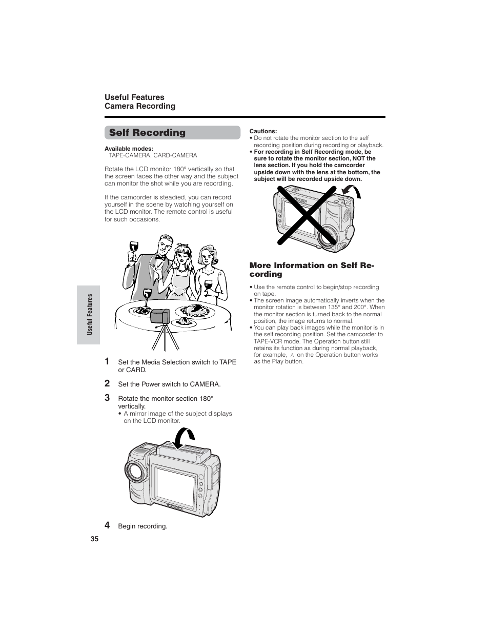 Self recording | Sharp VL-NZ150U User Manual | Page 50 / 112