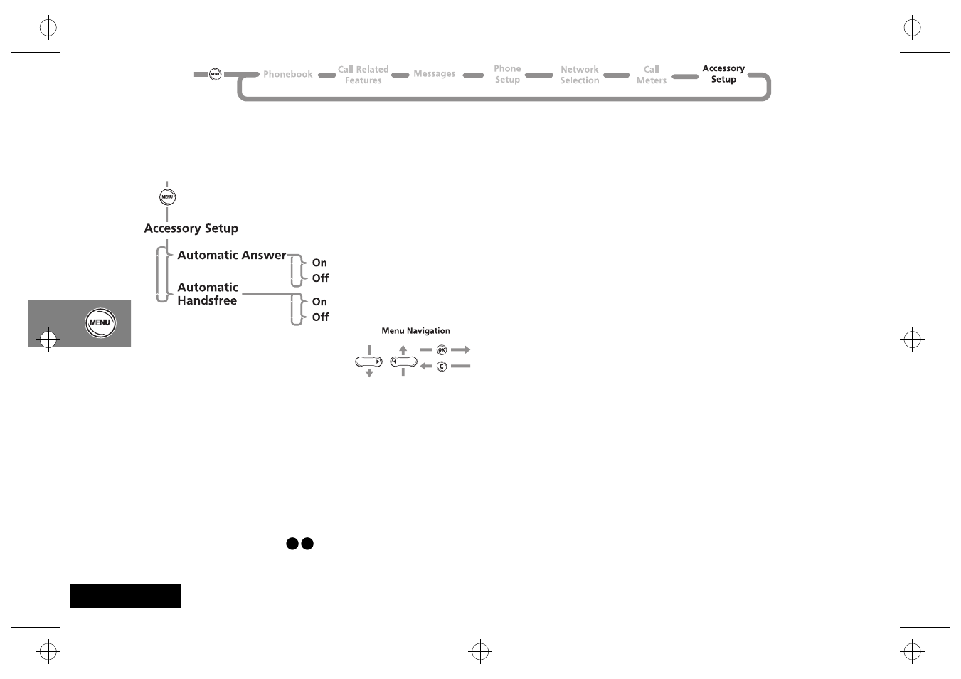 Accessory setup | Motorola CD 160 User Manual | Page 46 / 56