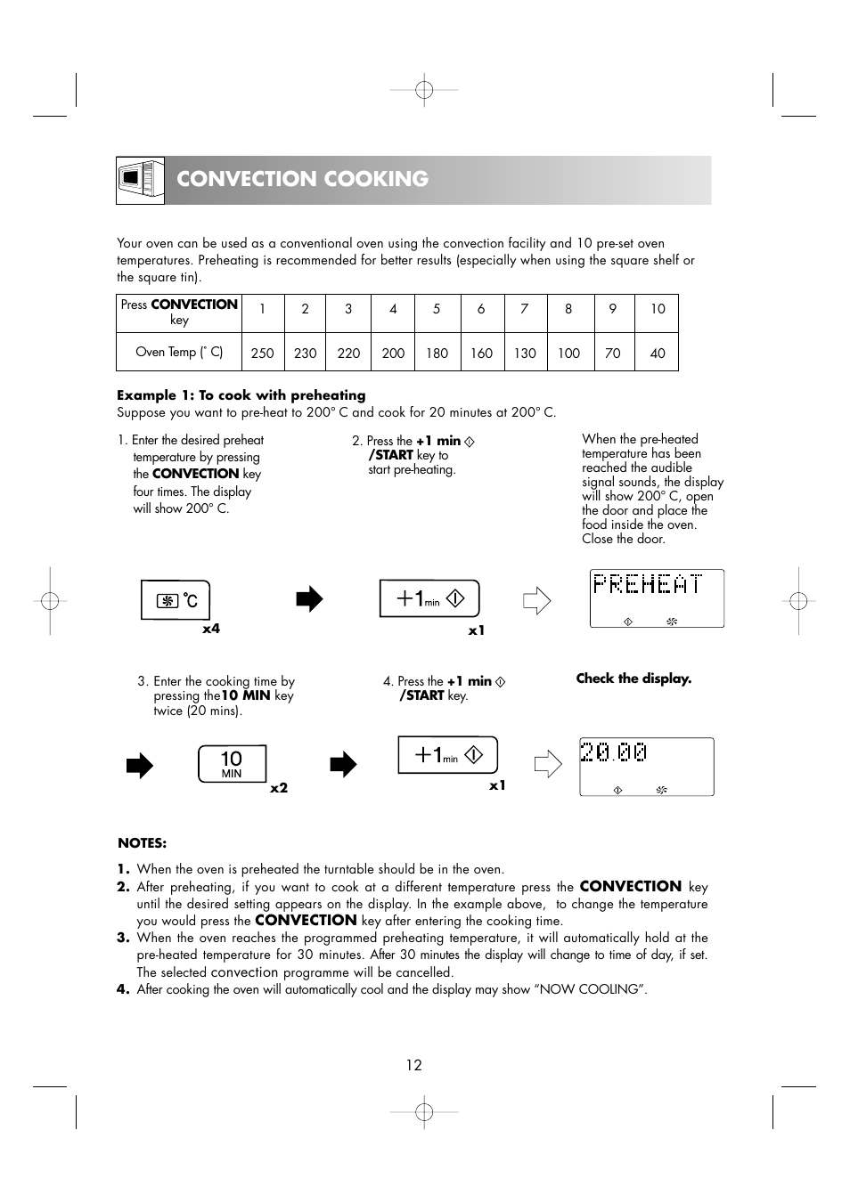 Convection cooking | Sharp R-963S User Manual | Page 14 / 45