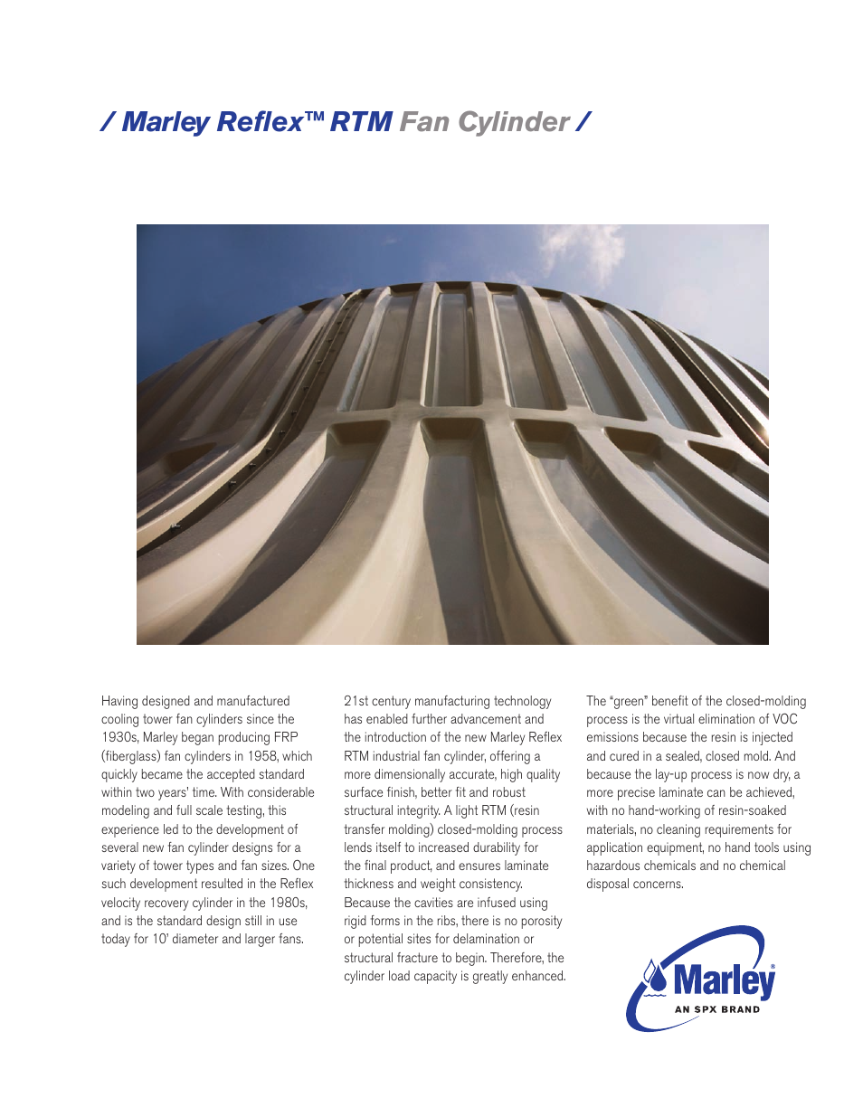 SPX Cooling Technologies Marley Reflex RTM User Manual | 2 pages