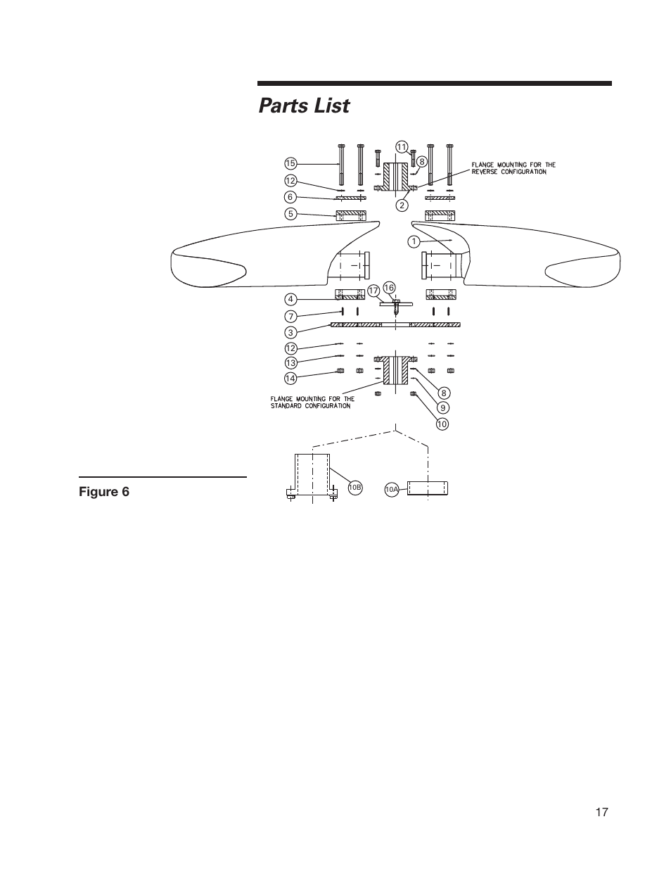 Parts list, Figure 6 | SPX Cooling Technologies MARLEY 07-1126 User Manual | Page 17 / 20