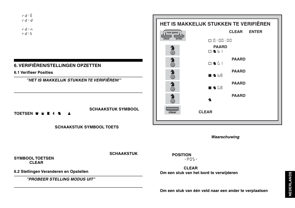 Het is makkelijk stukken te verifiëren | Saitek Chess Explorer User Manual | Page 115 / 119