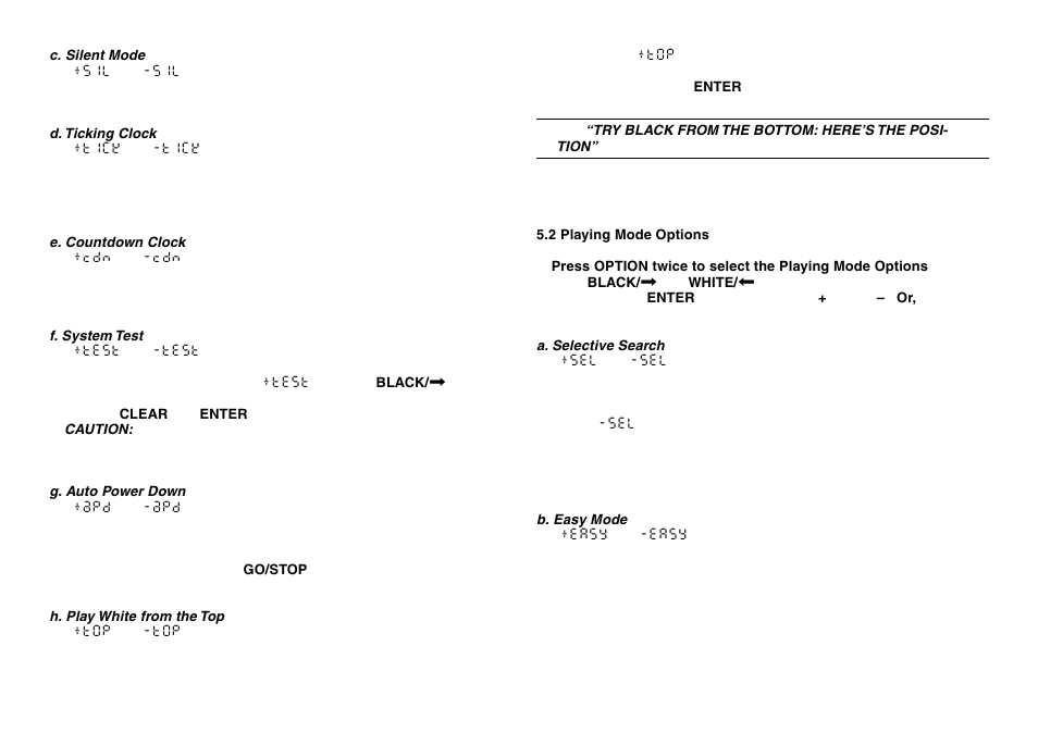 Saitek Chess Explorer User Manual | Page 14 / 119
