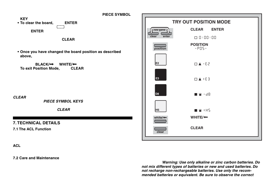 Try out position mode | Saitek Chess Explorer User Manual | Page 18 / 119