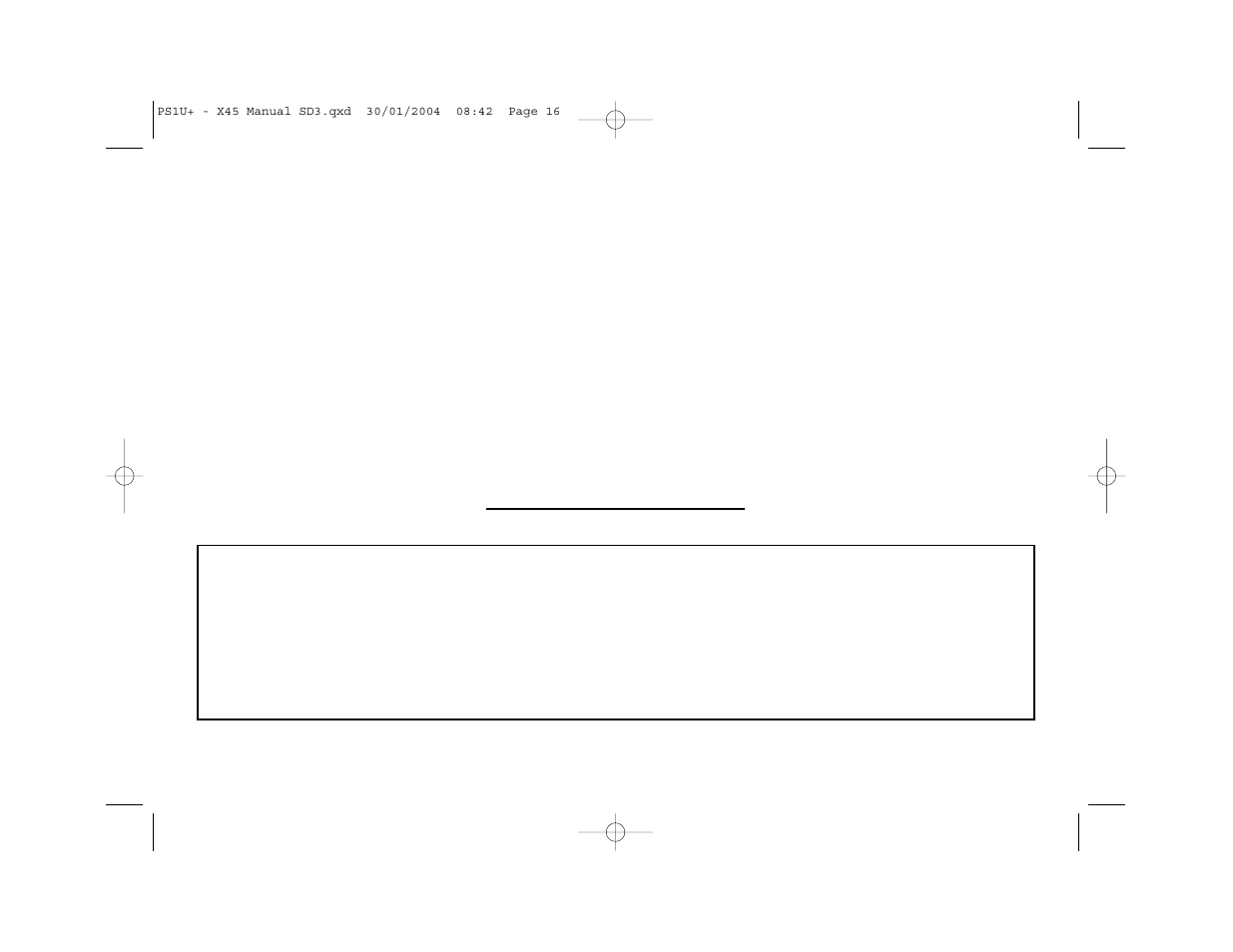 Information importante | Saitek X45 User Manual | Page 16 / 48