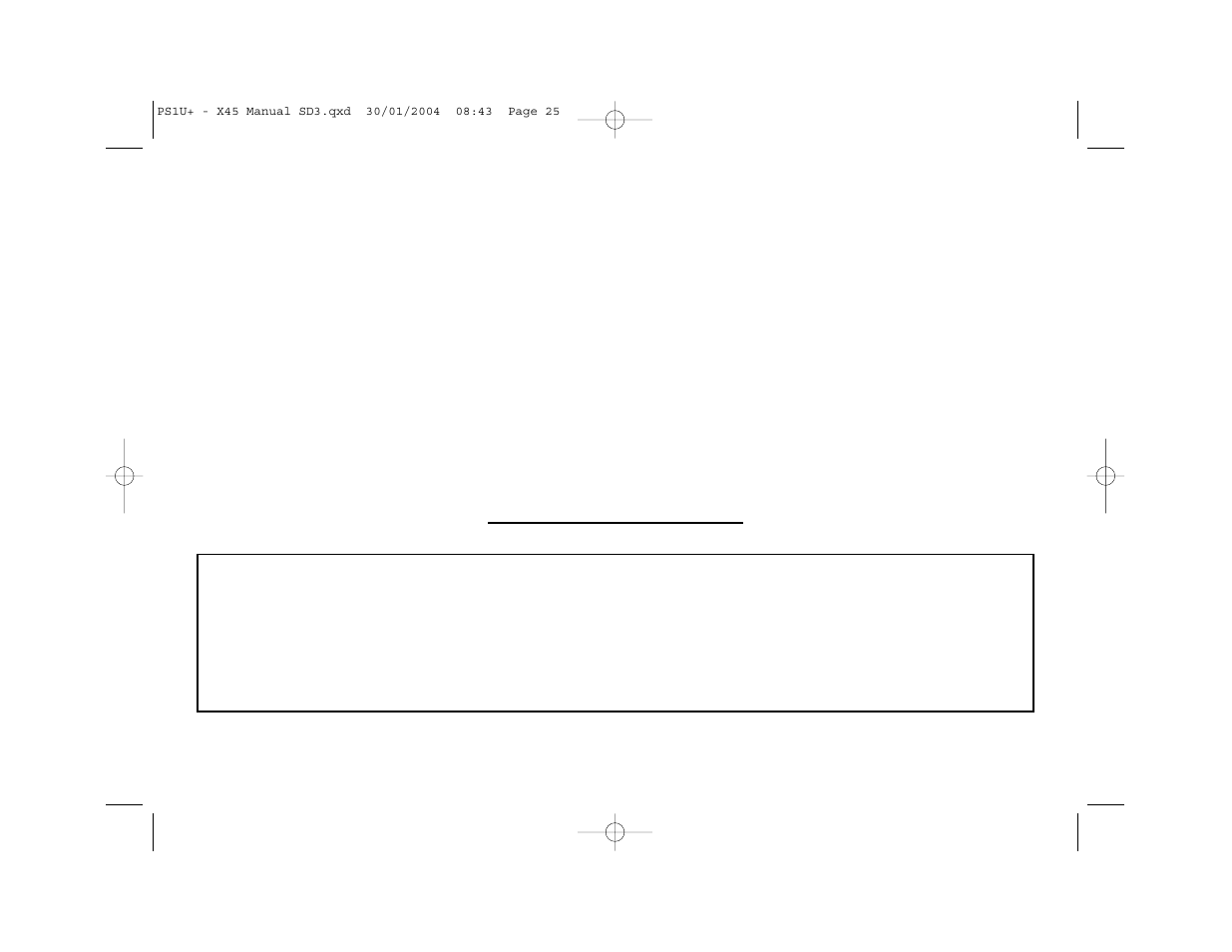Wichtige informationen | Saitek X45 User Manual | Page 25 / 48