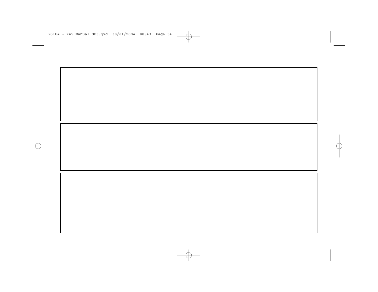 Informazioni importanti | Saitek X45 User Manual | Page 34 / 48