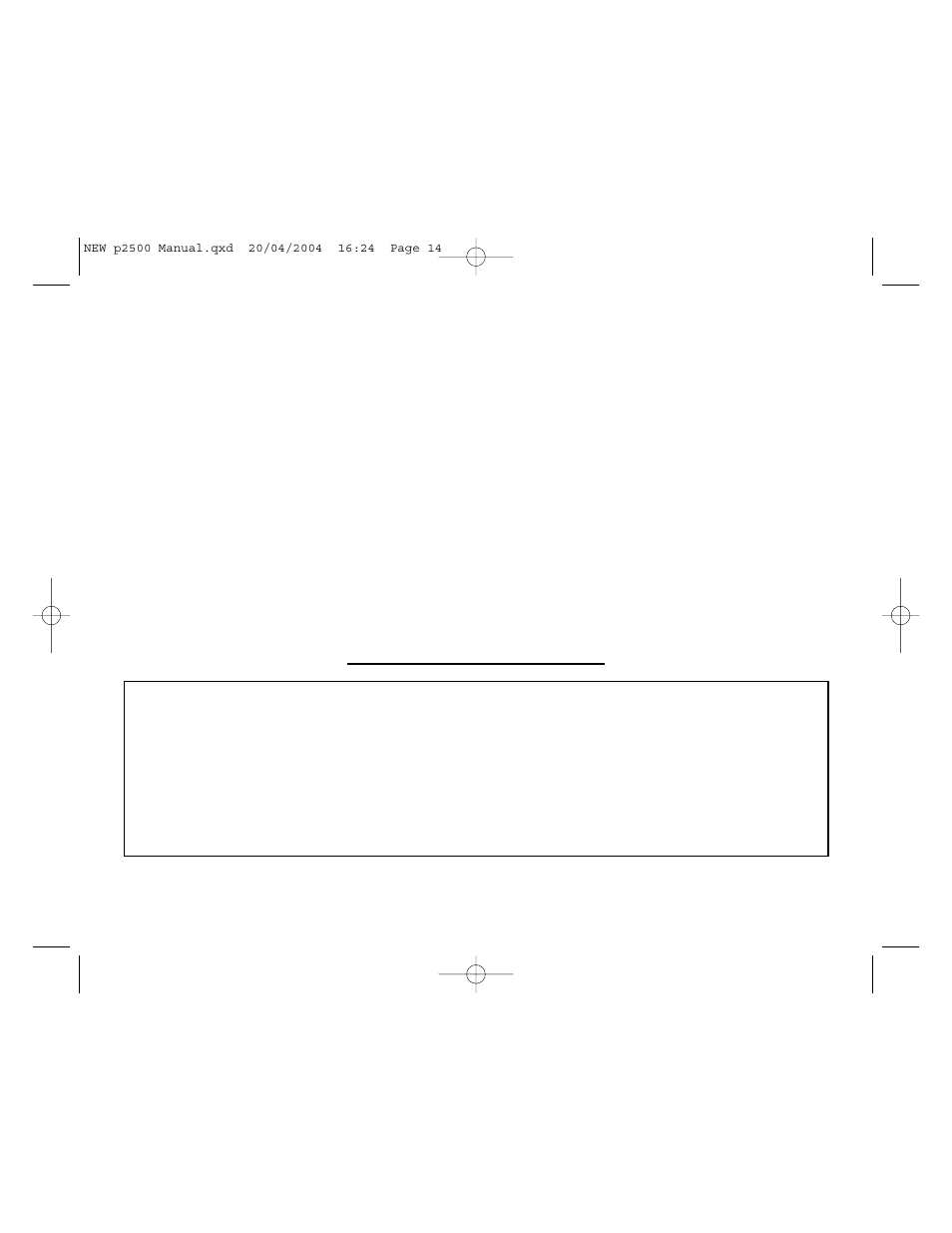 Information importante | Saitek P2500 User Manual | Page 14 / 44