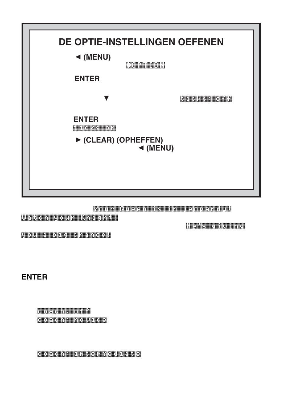 De optie-instellingen oefenen | Saitek Mephisto Maestro Travel Chess Computer User Manual | Page 184 / 209