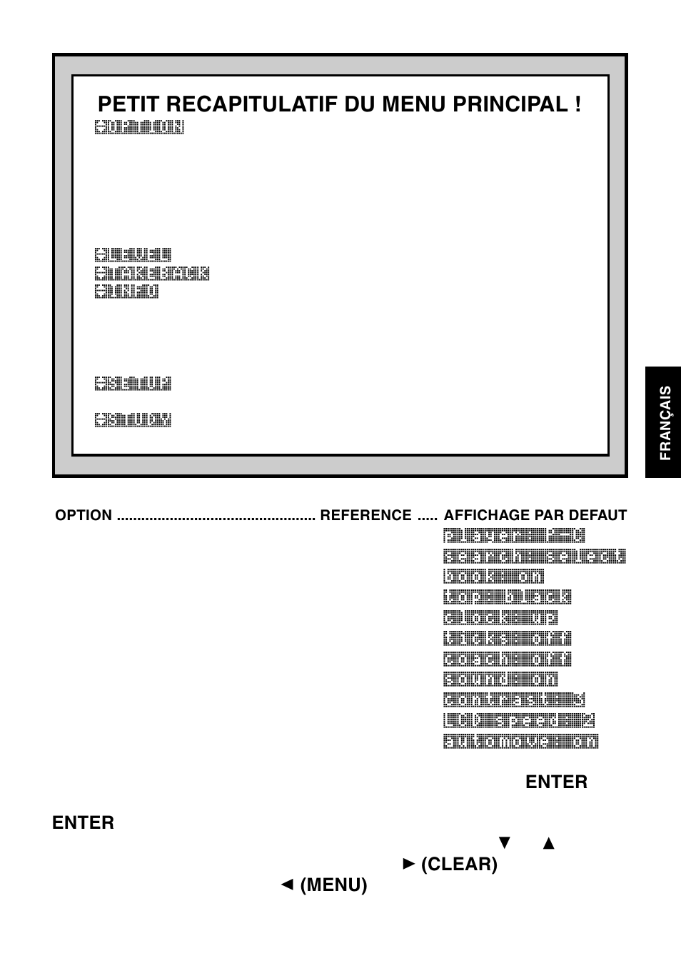 Petit recapitulatif du menu principal | Saitek Mephisto Maestro Travel Chess Computer User Manual | Page 73 / 209